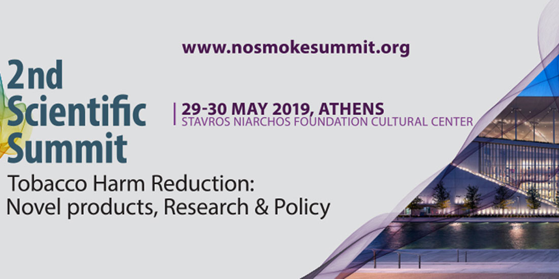2ο Scientific Summit on Tobacco Harm Reduction: Novel products, Research & Policy