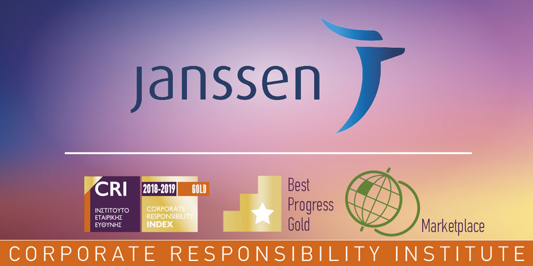 Janssen Ελλάδος: Χρυσό Βραβείο και Διάκριση στον Εθνικό Δείκτη Εταιρικής Ευθύνης CR Index