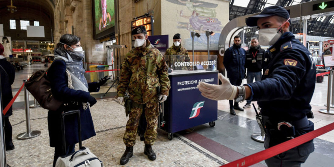 Η Ιταλία απαγορεύει την είσοδο σε επιβάτες που προέρχονται ή πέρασαν από 13 χώρες 