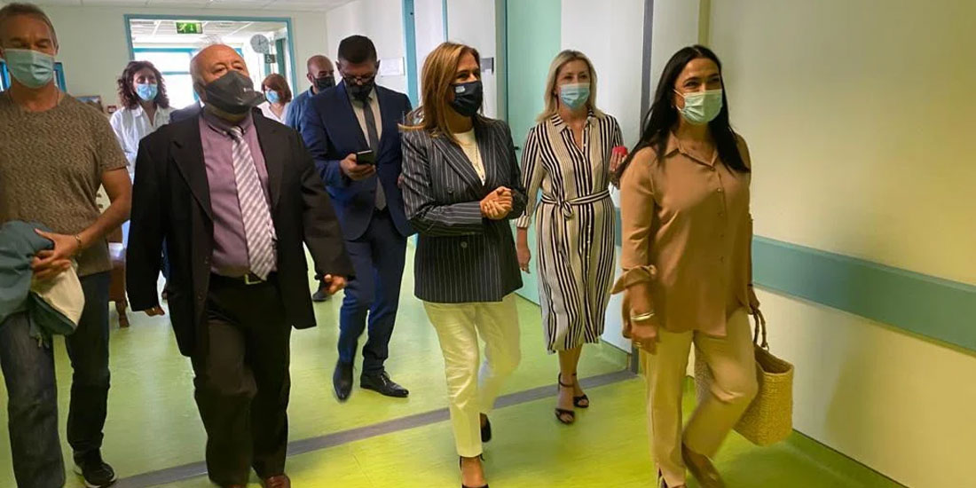 Επίσκεψη της υφυπουργού Υγείας, Ζωής Ράπτη, στο Παναρκαδικό Νοσοκομείο Τρίπολης