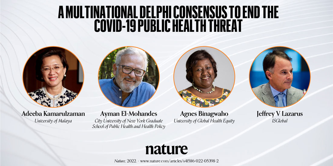 Πολυεθνική επιστημονική συμφωνία για το τέλος της «υγειονομικής απειλής» covid-19