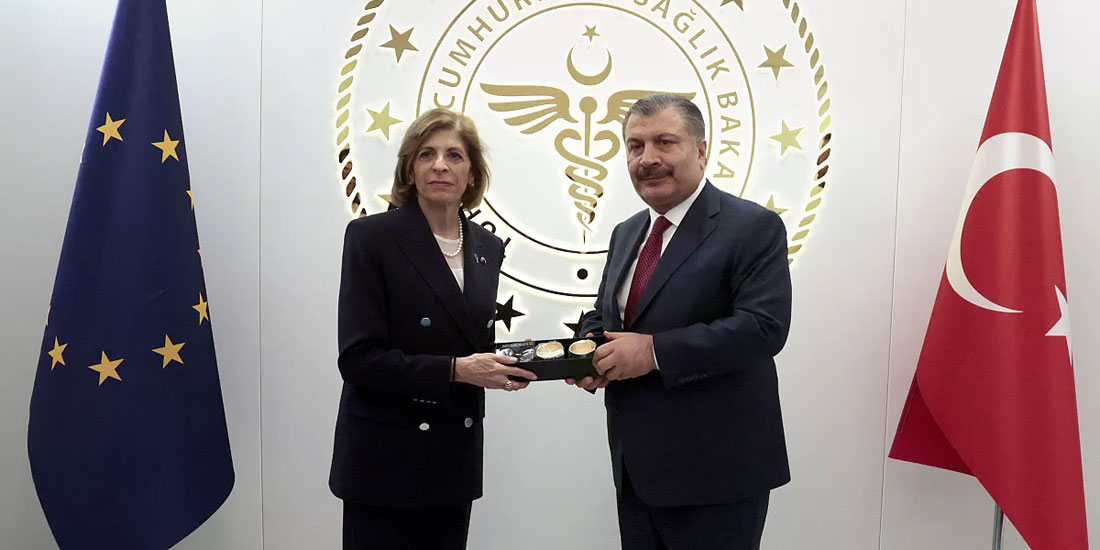 Η ατζέντα της συνάντησης της επιτρόπου της Ε.Ε Στέλλας Κυριακίδου με τον Τούρκο υπουργό Υγείας